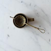 Load image into Gallery viewer, Woven Brass Tea Strainer With