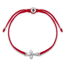 Load image into Gallery viewer, Spiritual Power Red String Cross Charm Bracelet