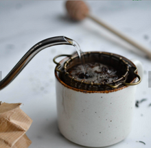 Load image into Gallery viewer, Woven Brass Tea Strainer