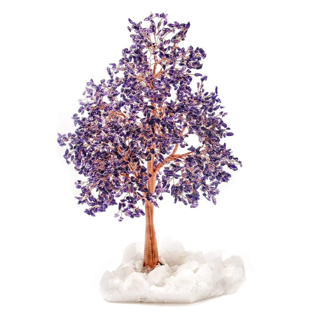 Grounded in Spirituality - Amethyst Stone Feng Shui Tree