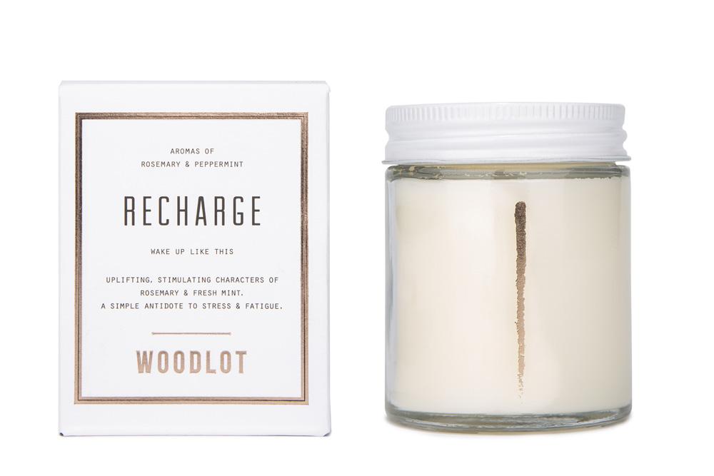 Woodlot 8oz Candle - Recharge