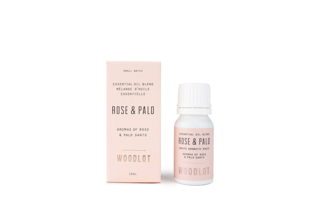 Woodlot Essential Oil Blends - Rose & Palo